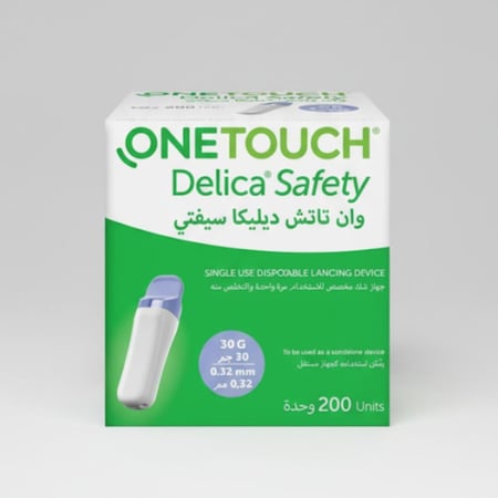إبر وخز ديليكا سيفتي 30G لقياس السكر في الدم – عبوة 200 قطعة