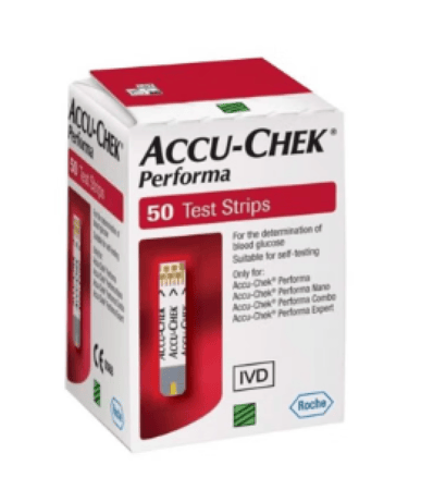 شرائط اختبار سكر الدم أكيو تشيك بيرفورما Accu-Chek Performa – دقيقة وسهلة الاستخدام
