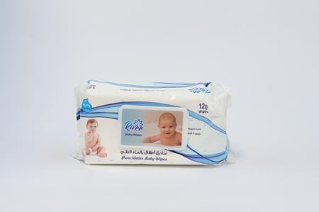 ريفان مناديل مبللة للأطفال بالماء النقي 120 منديل – تنظيف آمن وناعم