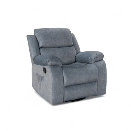 كرسي أسترخاء مخمل هزاز +دوار