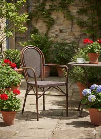 كرسي خارجي حديد