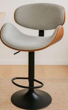 كرسي بار دوار قابل لتعديل الإرتفاع