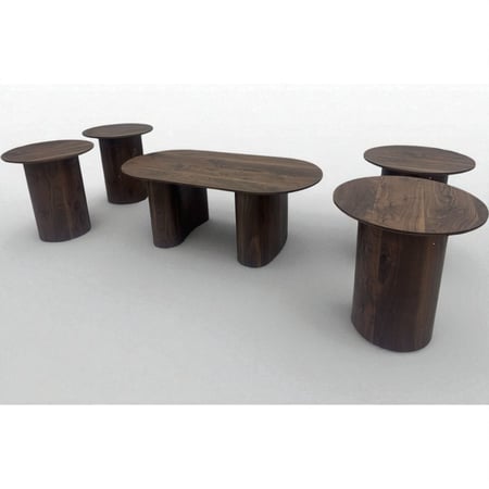 طقم طاولة قهوة 5قطع