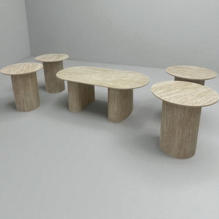 طقم طاولة قهوة 5قطع