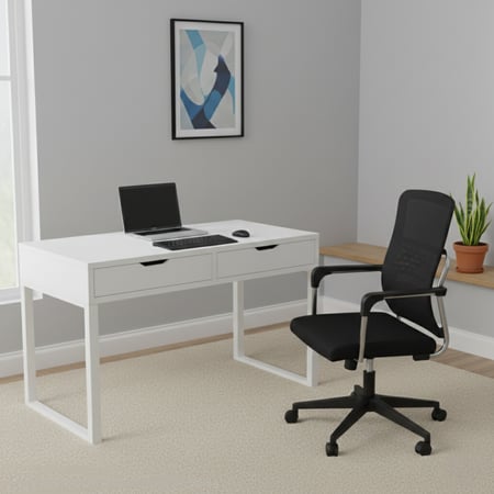 كرسي مكتب مريح بظهر شبكي متحرك مودرن