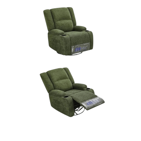 كرسي أسترخاء هزاز دوار مخمل