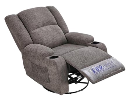 كرسي أسترخاء هزاز دوار مخمل