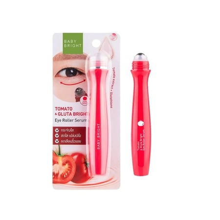 سيروم رول الجلوتاثيون والطماطم لتفتيح منطقة العين من BABY BRIGHT - 15ml
