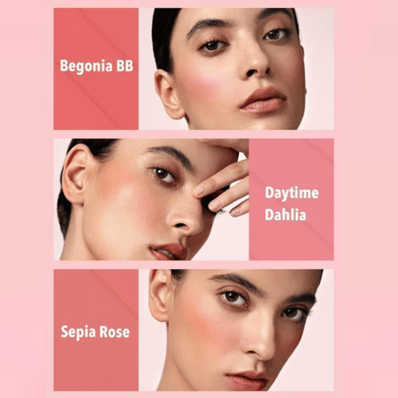 مجموعة بلاشر أحمر خدود فلورال فلوش من شيجلام - Multicolor