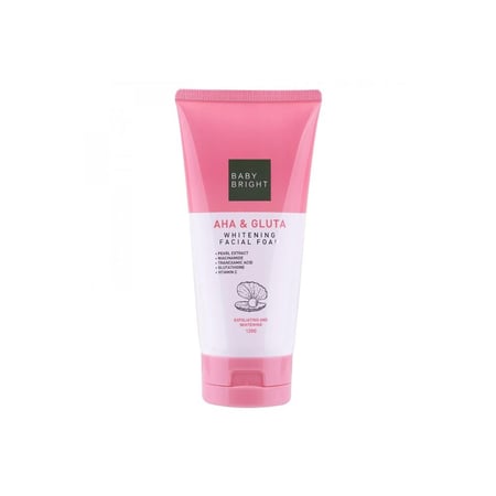 رغوة تبييض الوجه منBABY BRIGHT حمض اللاكتيك و الجلوتاثيون 120g