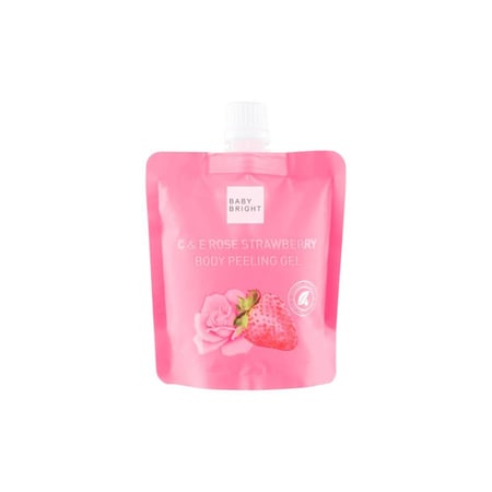 جل تقشير الجسم من BABY BRIGHT سي أند إي بالفراولة 200ml