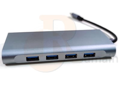 محول 11 في 1 تايب سي USB-C TO HDMI VGA LAN USB