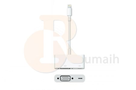 ابل وصلة ايفون ايباد الى بروجكتر Apple Lightning to VGA