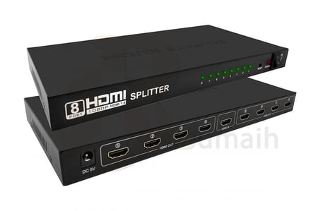 موزع سبليتر HDMI Splitter لتشغيل 8 شاشات