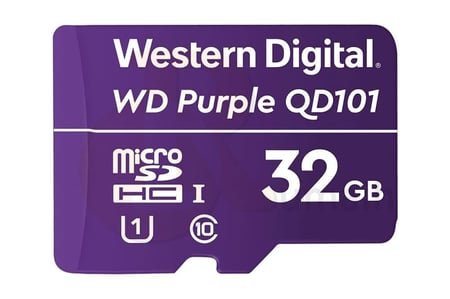 ذاكرة كاميرا مراقبة ويسترن ديجيتال WD 32GB