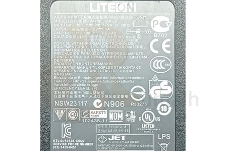 مستعمل محول كهرباء سويتش Liteon Adapter 12V 5A