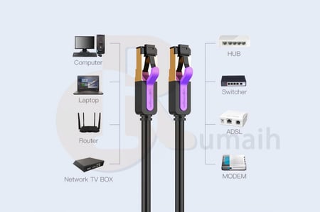 كيبل CAT 7 شبكة انترنت  - 3M