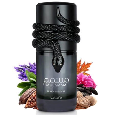 عطر مسمم بلاك انتنس الاسود Musamam Black Intense