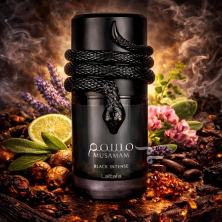 عطر مسمم بلاك انتنس الاسود Musamam Black Intense