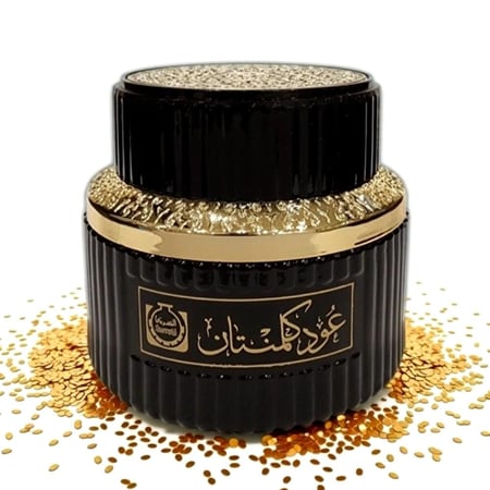 معمول عود كلمنتان 80 غرام دخون للعطور عبوة فاخرة