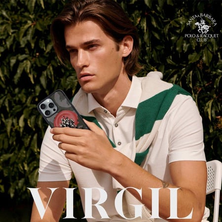 كفر ماج سيف Santa Barbara Polo Racquet Club لأيفون 16 برو ماكس - موديل Virgil - فاتح
