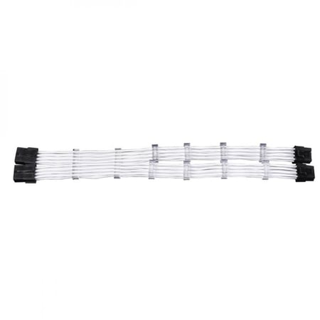 كابل LIAN LI PW8-V2 RGB قابل للتوجيه Strimer Plus V2 8-Pin - باللون الأسود (الموديل: PW8-PV2)