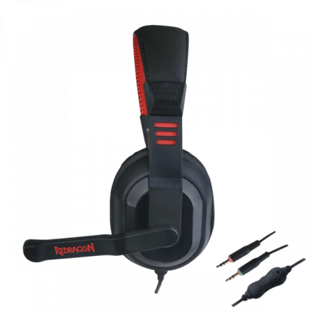 مجموعة الألعاب Redragon 4 في 1 لوحة مفاتيح ألعاب ميكانيكية K552، وماوس ألعاب مريح M601 Centrophorus مع إعدادات DPI قابلة للتخصيص، ولوحة ماوس ألعاب كبيرة P001 Archelon مع قاعدة مطاطية مضادة للانزلاق، وسماعة ألعاب ستيريو Garuda K552-BB