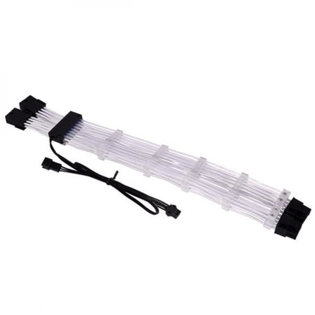 كابل LIAN LI PW8-V2 RGB قابل للتوجيه Strimer Plus V2 8-Pin - باللون الأسود (الموديل: PW8-PV2)