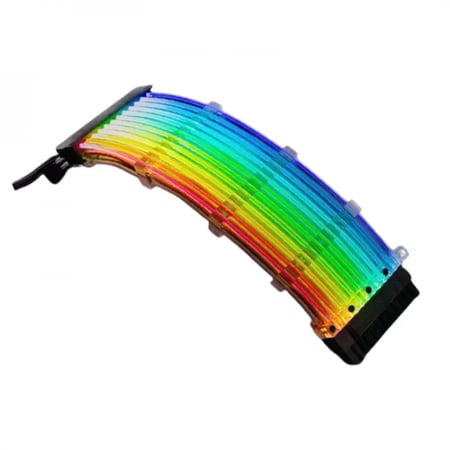 كيبل إضاءة , ليان لي , Strimer Wireless 24-Pin , للوحة الأم , ARGB بدون وحدة تحكم (Strimer PW24-1W)