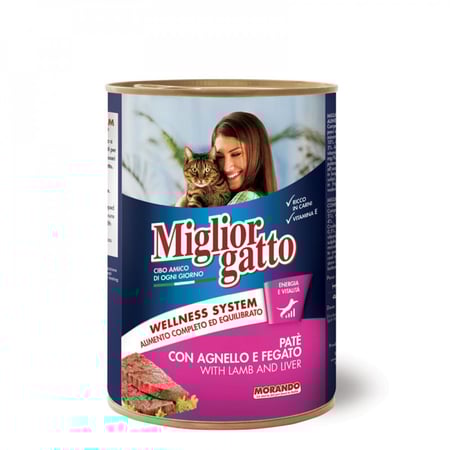 مايقلور معلب باتية بنكهة لحم الضأن والكبد 400g