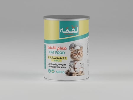 لقمة معلب قطع رطب كرتون 12 علبة في 400 جرام