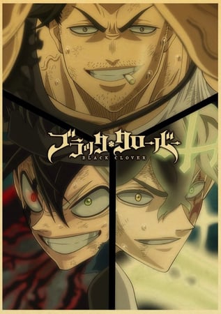بوستر بلاك كلوفر | Black clover