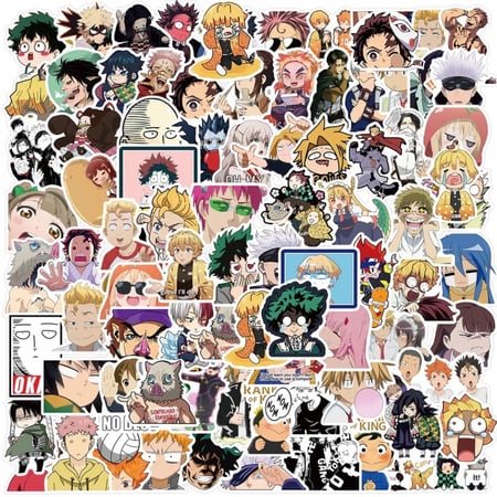 ملصقات منوعه من انميات مختلفه