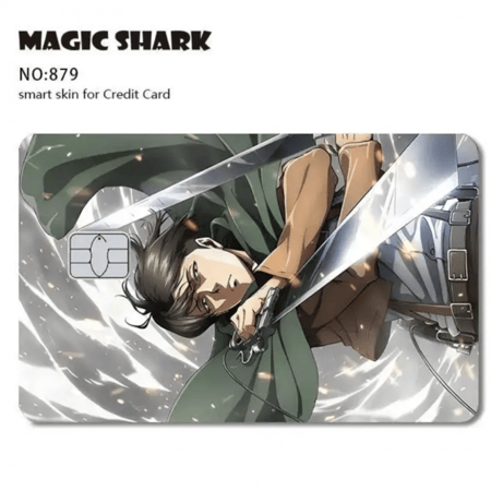 ملصقات للبطاقات البنكية | Attack on titan