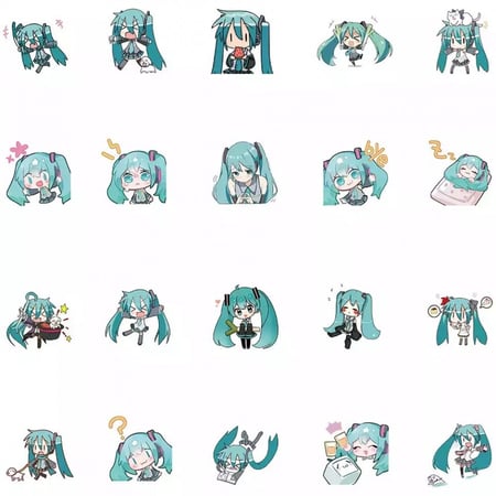 ملصقات هاتسوني ميكو | Hatsune Miku