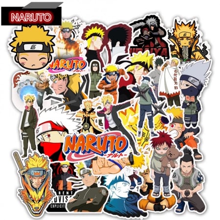 50Pcs Naruto Stickers | 50 ملصق ناروتو