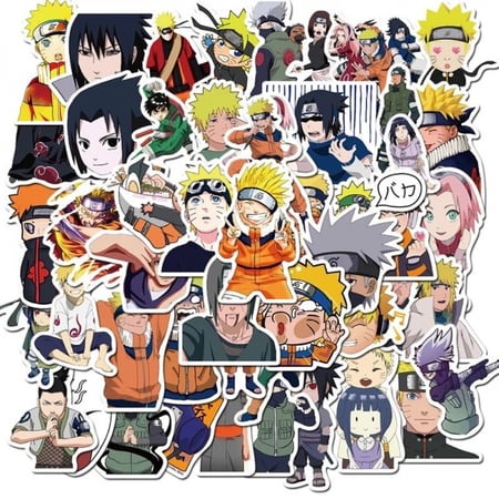 50Pcs Naruto Stickers | 50 ملصق ناروتو