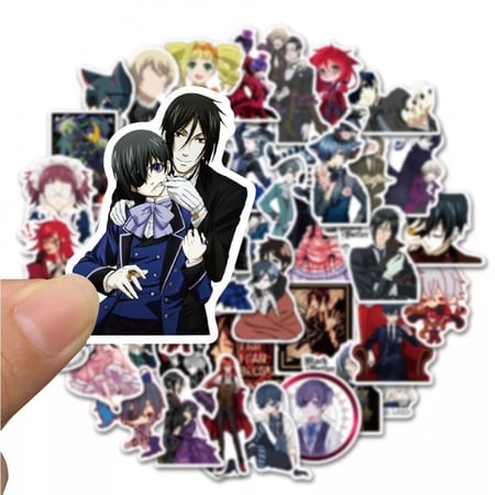 50Pcs Black Butler Stickers | 50 ملصق الخادم الأسود