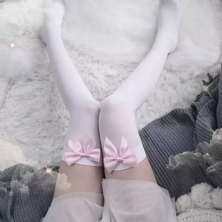 جوارب طويلة - وردي | Anime Cosplay