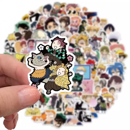 ملصقات منوعه من انميات مختلفه
