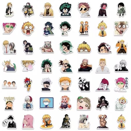 ملصقات منوعه من انميات مختلفه