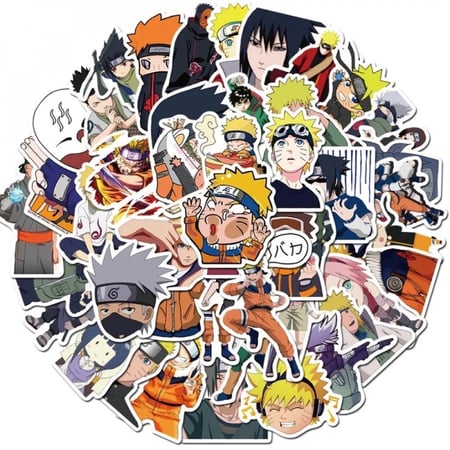 50Pcs Naruto Stickers | 50 ملصق ناروتو