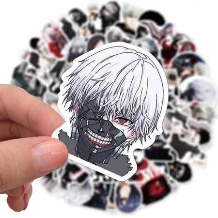 50Pcs Tokyo Ghoul Stickers | 50 ملصق طوكيو غول
