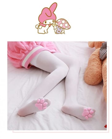 جوارب القطة - ابيض | Anime Cosplay