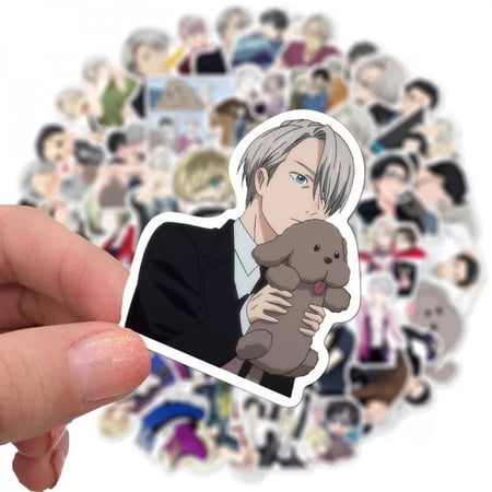 50Pcs YURI on ICE Stickers | 50 ملصق يوري على الجليد