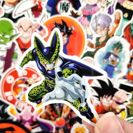 50Pcs Dragon Ball Z Stickers | 50 ملصق دراغون بول زد