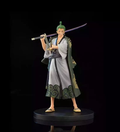 17cm One Piece Roronoa Zoro LAND OF WANO action figure toys - مجسم زورو ارض وانو