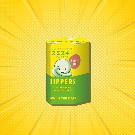 مجسم لاصق سميسكي هيبر | Smiski Hippers