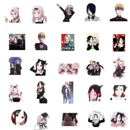50Pcs Kaguya - sama : Love Is War Stickers | 50 ملصق كاغويا ساما : الحب حرب