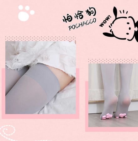 جوارب القطة - أسود | Anime Cosplay